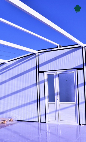 ساختمان پیش ساخته ساندویچ پانلی