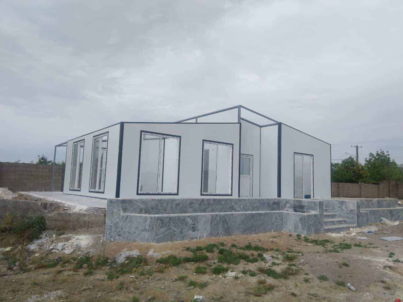 ۱۴۰۳-ساختمان پیش ساخته-دفتر اداری-گلخانه نظری -صومعه سرا- تصویر ۱